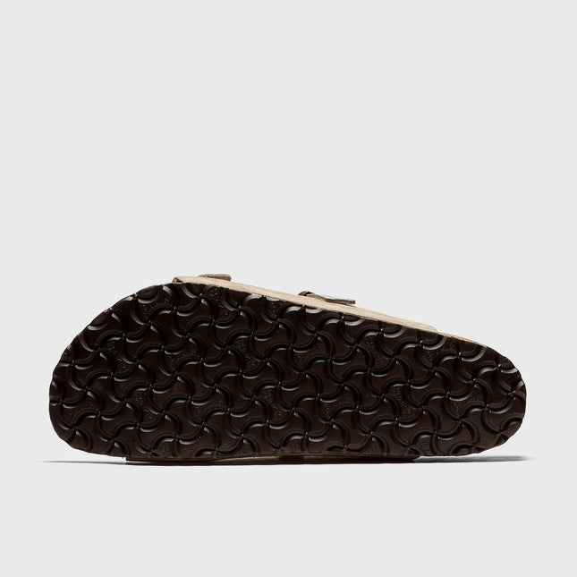 Birkenstock Zürich VL Taupe Veloursleder Sandalen