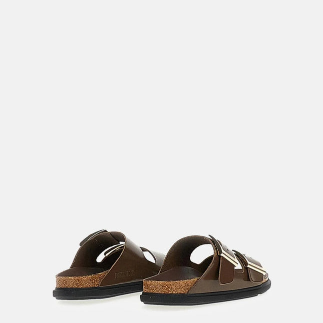 Birkenstock Arizona Droplet Buckle Naturleder Lack
