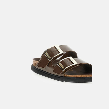 Birkenstock Arizona Droplet Buckle Naturleder Lack