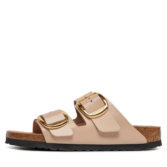 Birkenstock Arizona Big Buckle Naturleder Lack High Shine Rose
