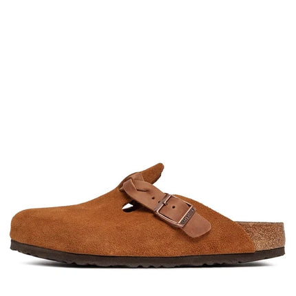 Birkenstock Boston Braided – Veloursleder | Clogs
