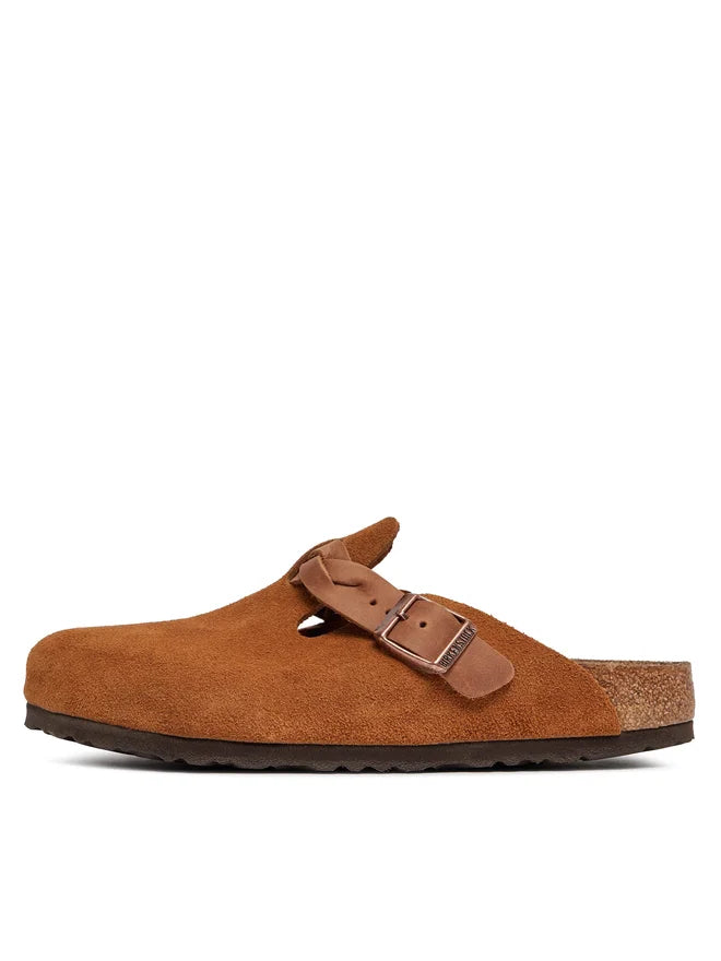 Birkenstock Boston Braided – Veloursleder | Clogs