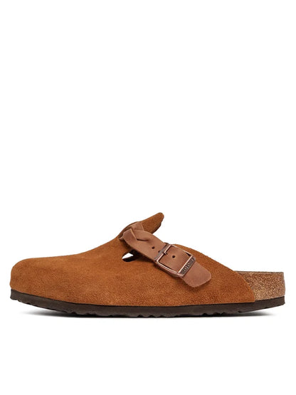 Birkenstock Boston Braided – Veloursleder | Clogs