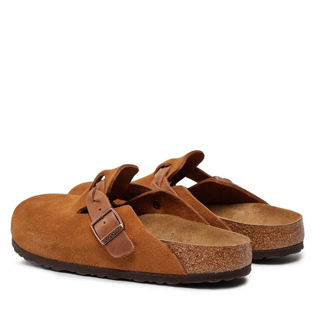 Birkenstock Boston Braided – Veloursleder | Clogs