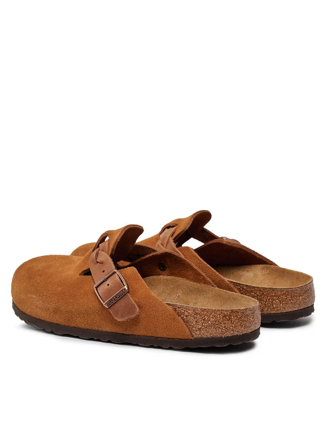 Birkenstock Boston Braided – Veloursleder | Clogs