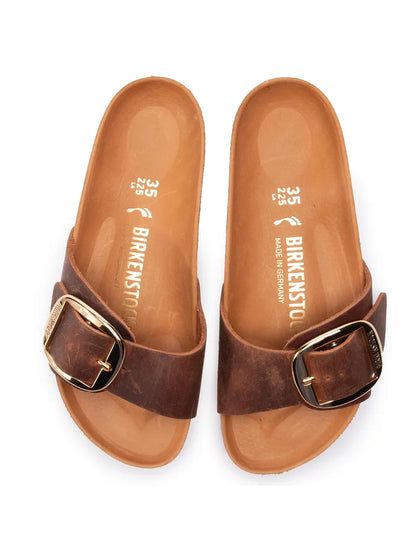 Birkenstock Madrid Big Buckle Nubukleder geölt