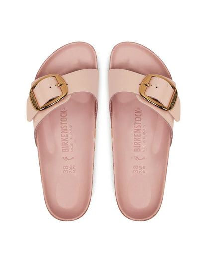 Birkenstock Madrid Big Buckle Pantoletten Lackleder