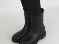 Calvin Klein Jeans Mid Rainboot Gummistiefel Damen Schwarz – YW0YW02004