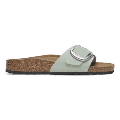 Birkenstock Madrid Big Buckle Nubukleder - Pure Sage Größe 39 schmal 1029293